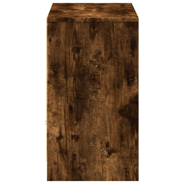 TV-Schrank Räuchereiche mit LED