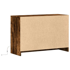 TV-Schrank Räuchereiche mit LED