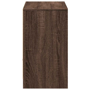 TV-Schrank Braun Eiche mit LED
