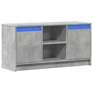 TV-Schrank Betongrau mit LED 100cm