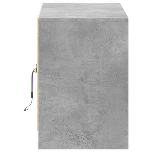 TV-Schrank Betongrau mit LED 100cm