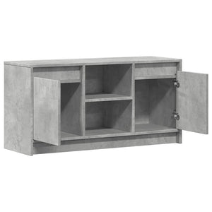 TV-Schrank Betongrau mit LED 100cm