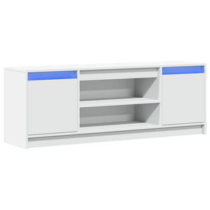 TV-Schrank Weiß mit LED-Beleuchtung