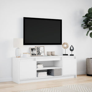 TV-Schrank Weiß mit LED-Beleuchtung