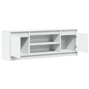 TV-Schrank Weiß mit LED-Beleuchtung