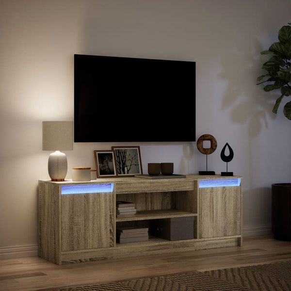 TV-Schrank Sonoma Eiche mit LED