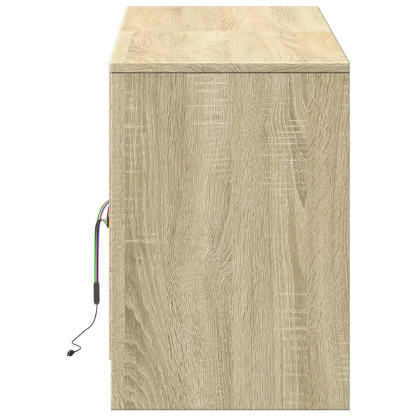 TV-Schrank Sonoma Eiche mit LED