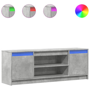 TV-Schrank Betongrau mit LED