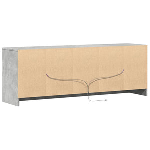 TV-Schrank Betongrau mit LED