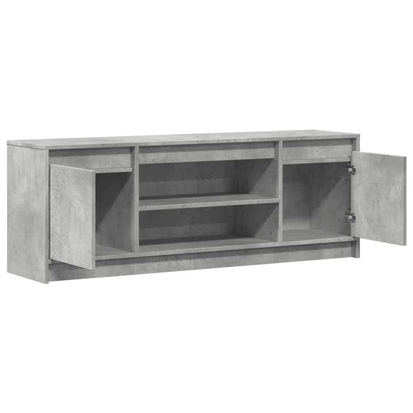 TV-Schrank Betongrau mit LED