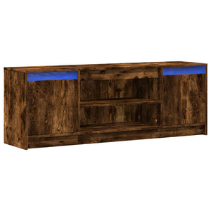 TV-Schrank Räuchereiche mit LED 139,5cm