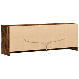 TV-Schrank Räuchereiche mit LED 139,5cm