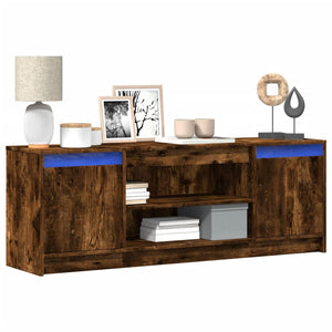 TV-Schrank Räuchereiche mit LED 139,5cm