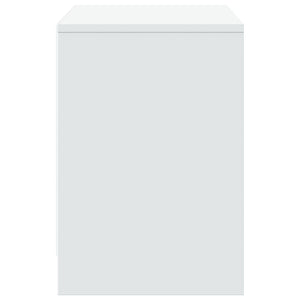 Weißer TV-Schrank mit LED-Beleuchtung 100 cm