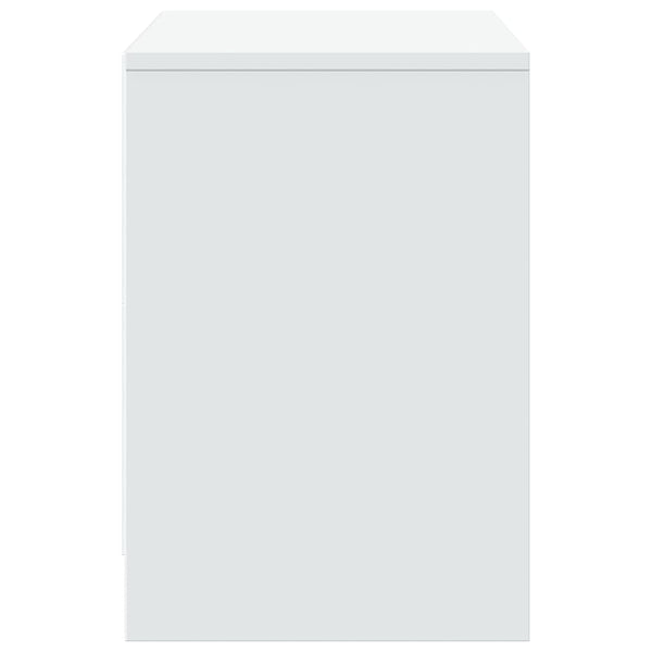 Weißer TV-Schrank mit LED-Beleuchtung 100 cm