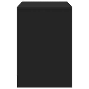 TV-Schrank Schwarz mit LED 100cm