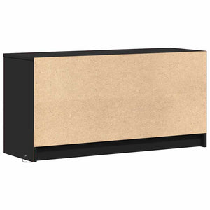 TV-Schrank Schwarz mit LED 100cm