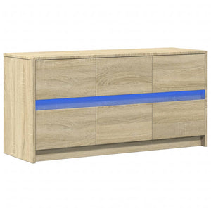 TV-Schrank Sonoma Eiche mit LED 100cm