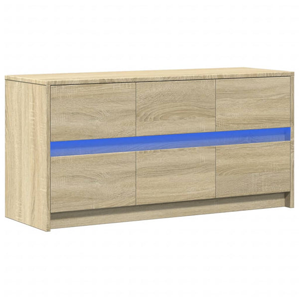TV-Schrank Sonoma Eiche mit LED 100cm
