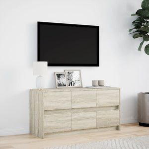 TV-Schrank Sonoma Eiche mit LED 100cm