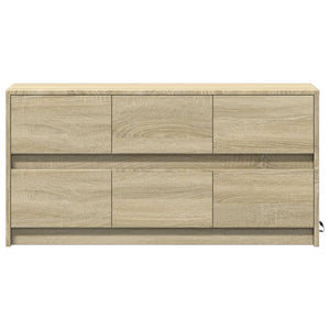 TV-Schrank Sonoma Eiche mit LED 100cm