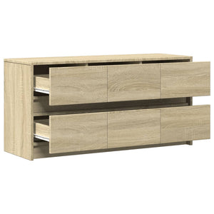 TV-Schrank Sonoma Eiche mit LED 100cm