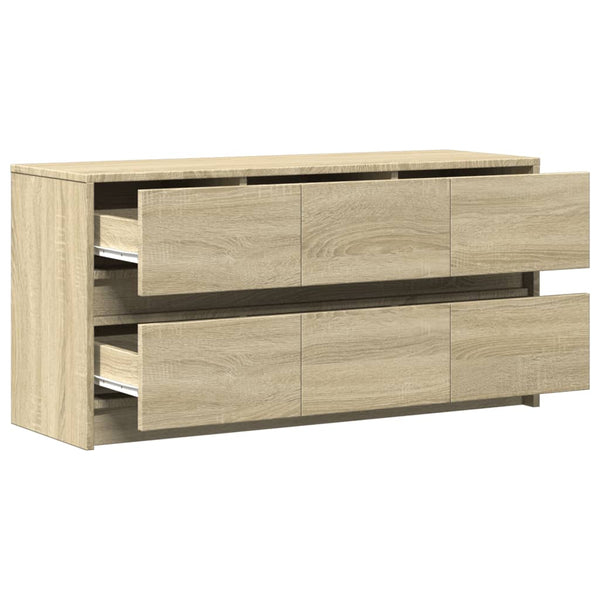 TV-Schrank Sonoma Eiche mit LED 100cm