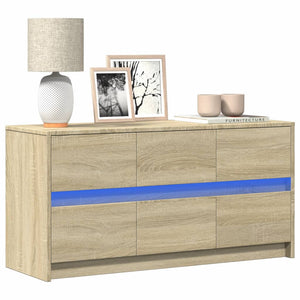 TV-Schrank Sonoma Eiche mit LED 100cm