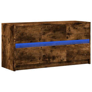 TV-Schrank Räuchereiche mit LED 100cm