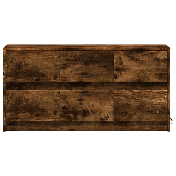 TV-Schrank Räuchereiche mit LED 100cm