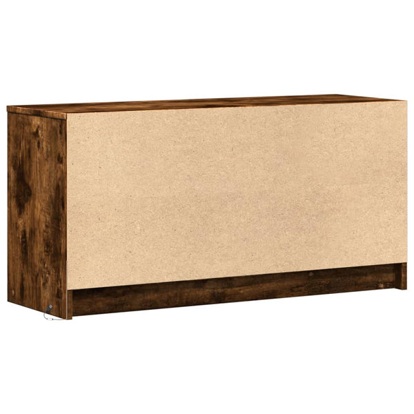 TV-Schrank Räuchereiche mit LED 100cm