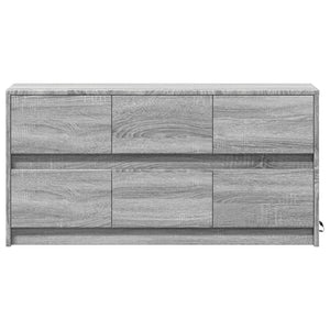 TV-Schrank mit LED Grau Sonoma 100 cm