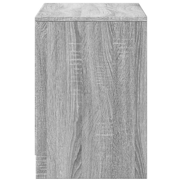 TV-Schrank mit LED Grau Sonoma 100 cm