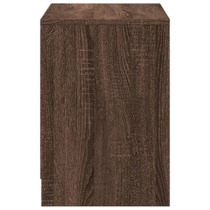 TV-Schrank Braun Eichen-Optik mit LED