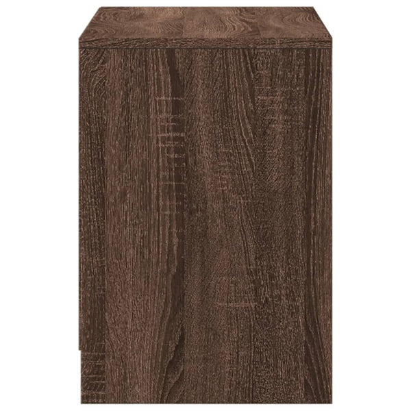 TV-Schrank Braun Eichen-Optik mit LED