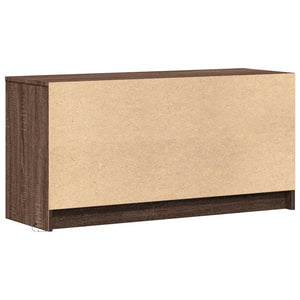 TV-Schrank Braun Eichen-Optik mit LED