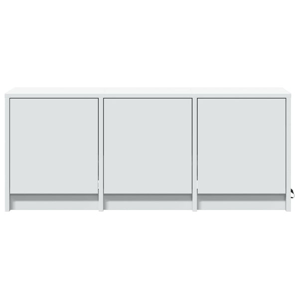 TV-Schrank Weiß mit LED 97cm
