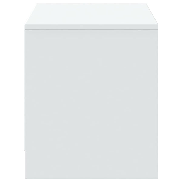 TV-Schrank Weiß mit LED 97cm