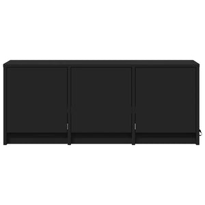 TV-Schrank mit LED Schwarz 97cm