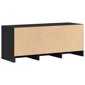 TV-Schrank mit LED Schwarz 97cm
