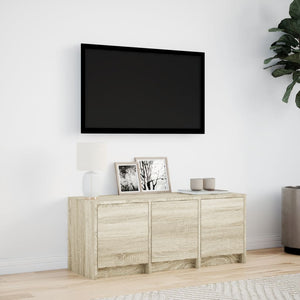 TV-Schrank Sonoma-Eiche mit LED, 97 cm