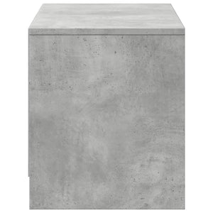 TV-Schrank mit LED Betongrau 97cm