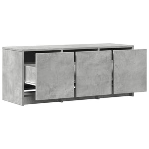 TV-Schrank mit LED Betongrau 97cm