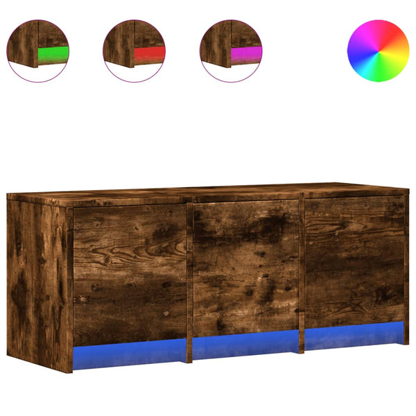 TV-Schrank Räuchereiche mit LED 97cm