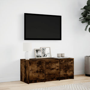 TV-Schrank Räuchereiche mit LED 97cm