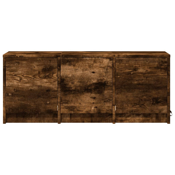 TV-Schrank Räuchereiche mit LED 97cm