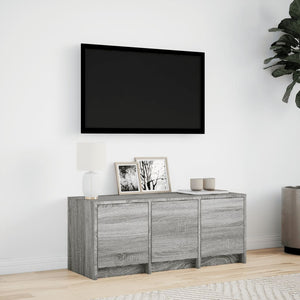 TV-Schrank mit LED Grau Sonoma 97 cm
