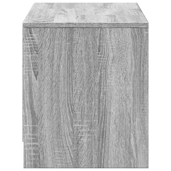 TV-Schrank mit LED Grau Sonoma 97 cm