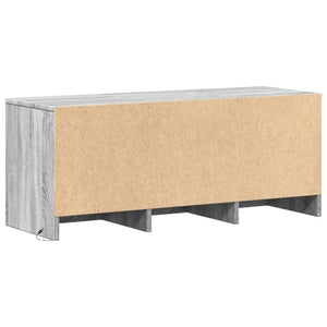 TV-Schrank mit LED Grau Sonoma 97 cm