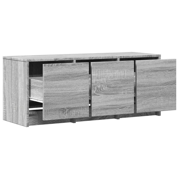 TV-Schrank mit LED Grau Sonoma 97 cm